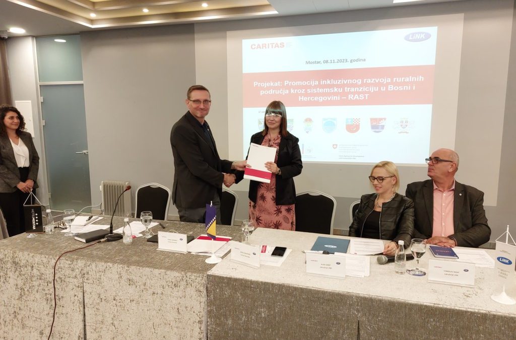 Grad Stolac i šest Općina potpisali partnerske ugovore s Caritas Švicarska Stolac